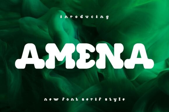 Amena: A Friendly and Approachable Display Font