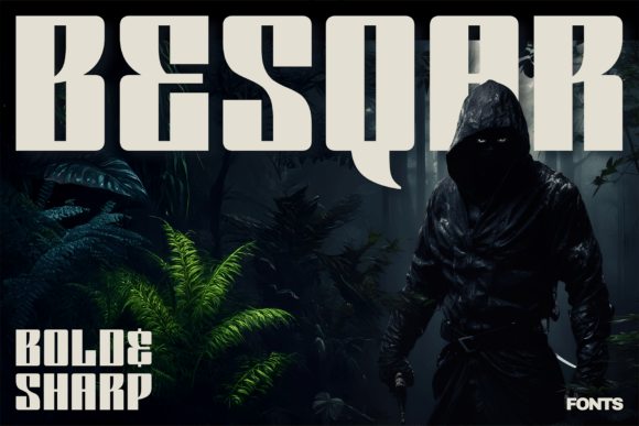 Besqar: The Bold Display Font for Striking Visuals