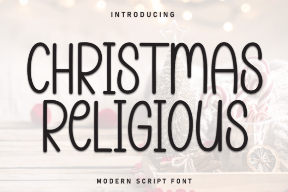 Christmas Religious: A Versatile Display Font for Web Design