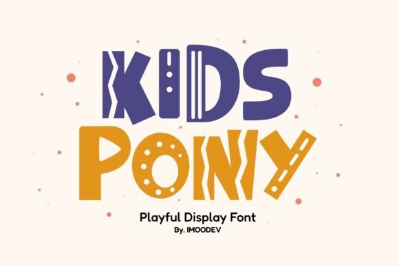 Creating a Playful Brand with Kids Pony Font
