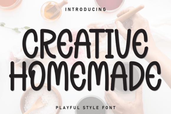 Creative Homemade: A Versatile Display Font for Engaging Campaigns
