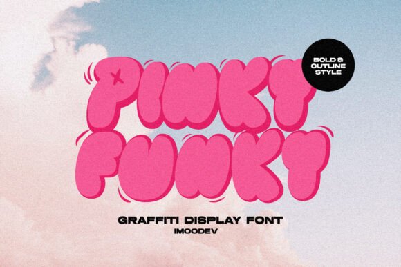 Discover Pinky Funky: A Vibrant Display Font for Web Design