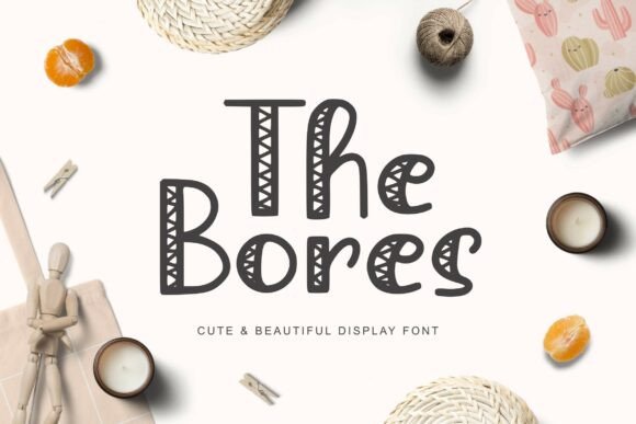 Discover The Bores: A Playful Handwritten Font for Editorial Design