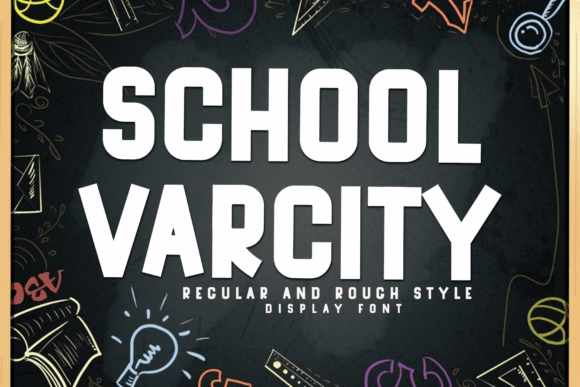 Enchant Your Brand with School Varcity Font