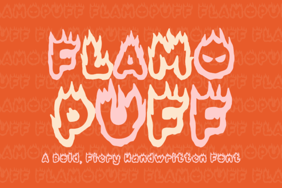 Flamopuff: A Bold and Energetic Typeface for Web Design