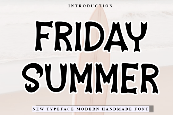 Friday Summer: A Festive Display Typeface for Web Design