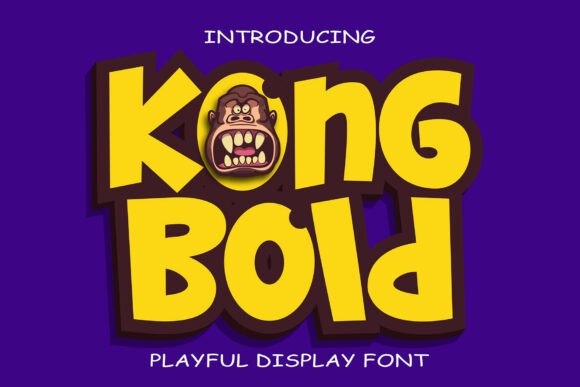 Kong Bold: A Vibrant Typeface for Eye-Catching Editorial Design