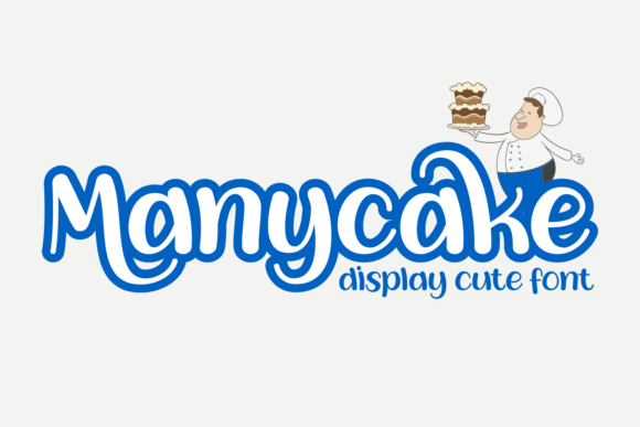 Manycake: A Charming Display Font for Crafters and Creators
