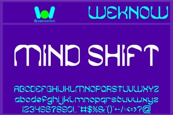 Mind Shift: A Bold and Creative Display Font