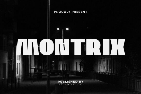Montrix: A Bold Display Font for Impactful Web Design