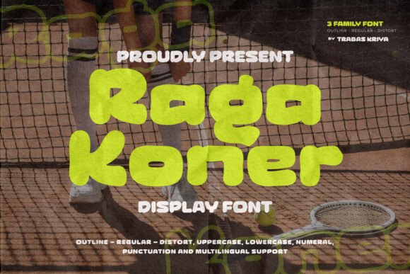 Raga Koner: A Dynamic Display Font for Bold Campaigns