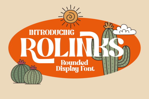 Rolinks: A Bold, Rounded Display Font for Modern Web Design