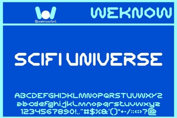 Scifi Universe: A Versatile Font for Crafters and Makers