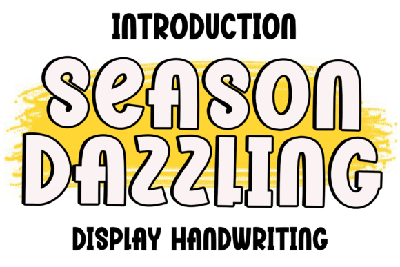 Season Dazzling: A Font for Lively and Engaging Editorial Design