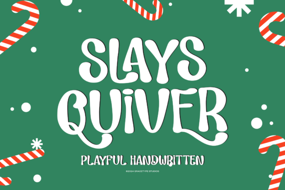 Slays Quiver: A Playful Display Font for Editorial Charm