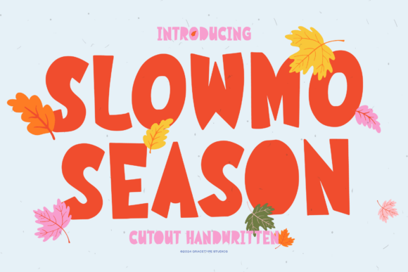 Slowmo Season: A Charming Display Font for Web Design