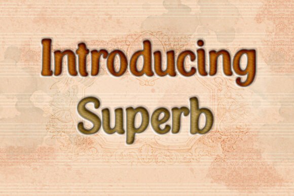Superb: A Versatile Font for Editorial and Publishing Design
