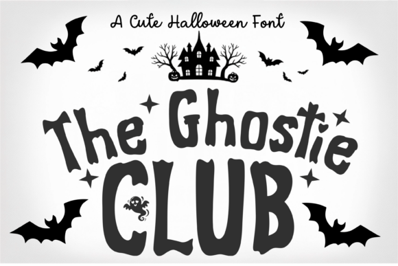 The Ghostie Club: A Spooky Sweet Font for Crafters