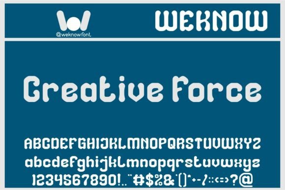 Unleash Creativity with Creative Force Font