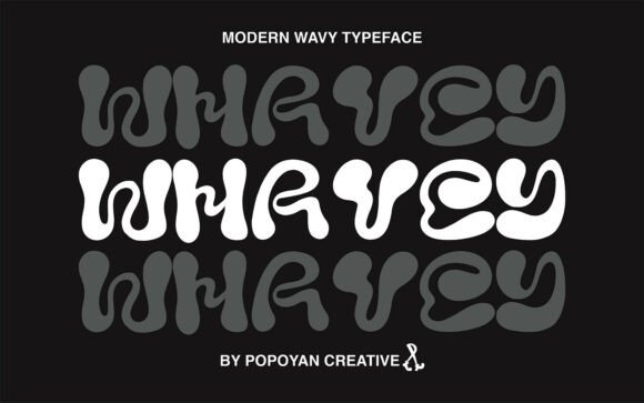 Whavey: A Wavy Font for Eye-Catching Brand Design