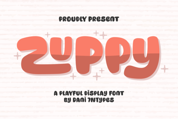 Zuppy: A Bold and Bubbly Display Font for Editorial Design